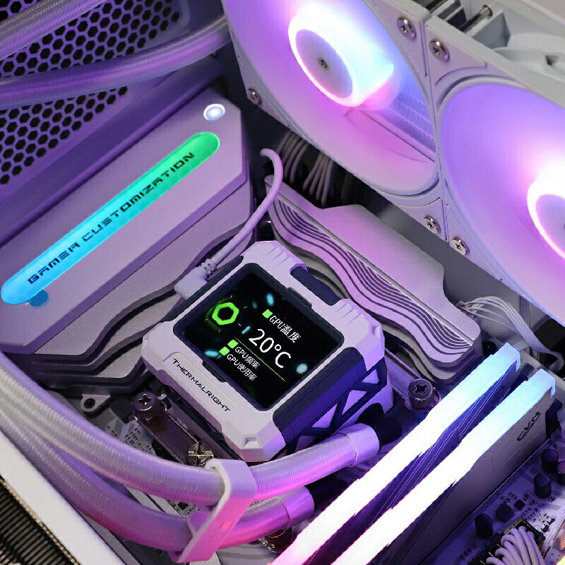 利民FW240/360寒冰裝甲液晶屏一體式臺式電腦cpu水冷散熱器無風扇