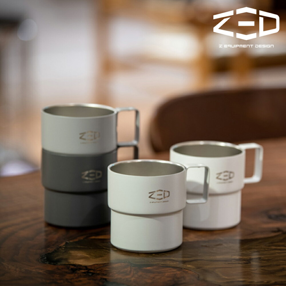 【4入一組】ZED 雙層不鏽鋼杯組 ZIABA0203 / 露營 野營 304不鏽鋼 18/8 不銹鋼 杯子 保溫 保冷 韓國品牌