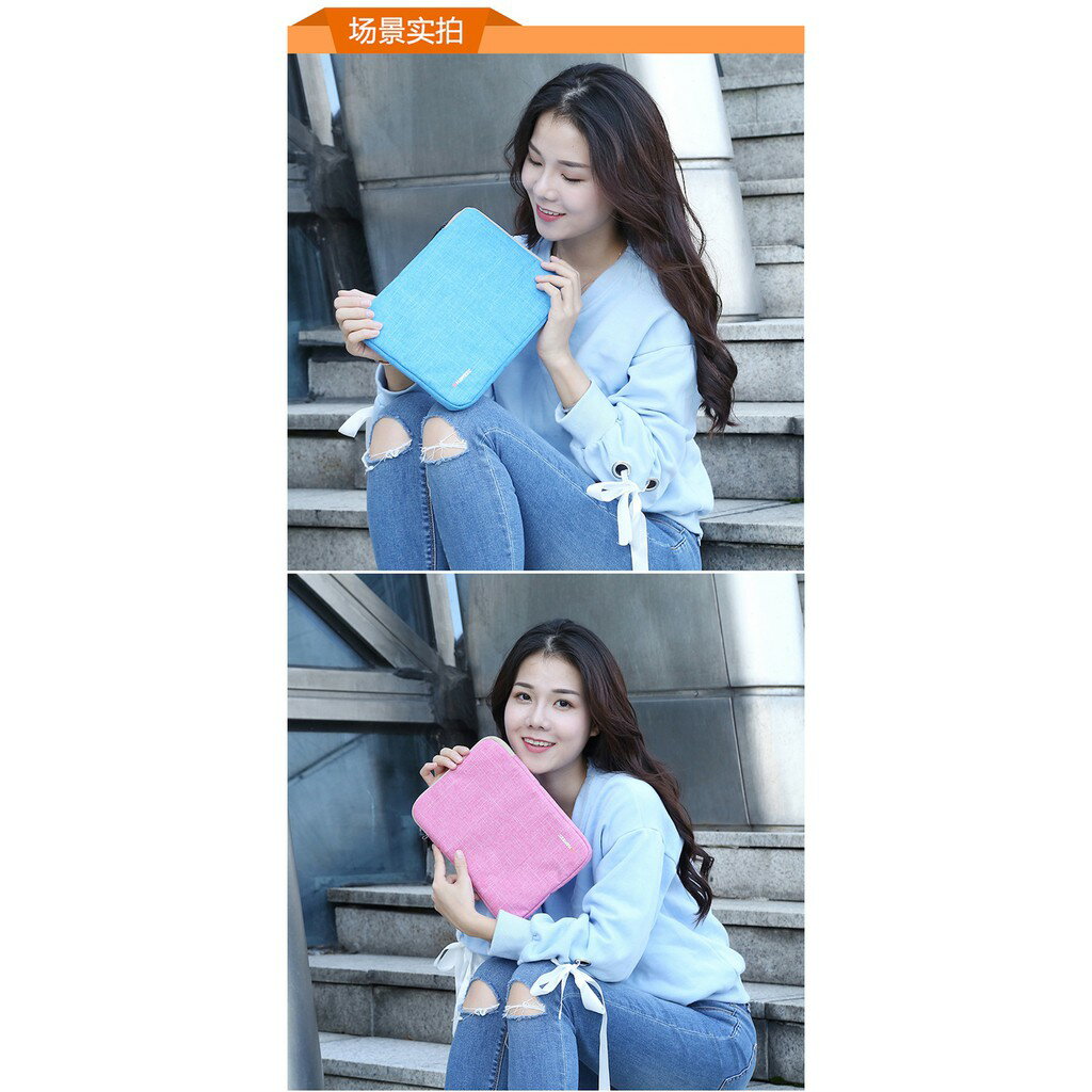 ISONA 防水牛津布 14吋筆電包 15吋筆電包 macbook電腦包 手提筆電包 手提電腦包 筆電內膽包 1