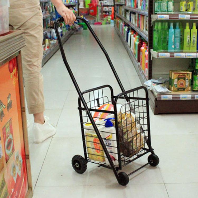 購物車 折疊購物車手拉車爬樓買菜車老人小推車便攜拉桿拉貨拉水車軸承輪 交換禮物全館免運