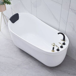 優樂悅~2023新款獨立式小戶型雙層保溫免安裝家用成人水療亞克力浴缸浴盆