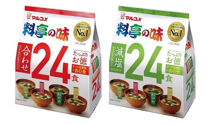 【江戶物語】丸米 MARUKOME 料亭之味 元氣味噌湯 12食/24食 綜合/減鹽 沖泡味噌湯 日本原裝進口