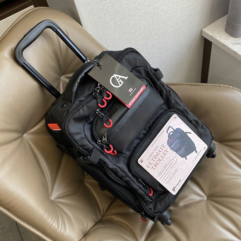 拉桿包 旅行包 旅行袋 後背包 出口日本多功能登機拉桿行李箱小輕便可雙肩背包男筆記本單反相機 全館免運
