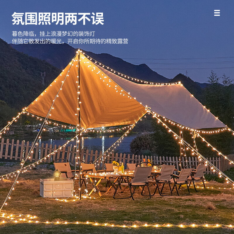 燈串 造型燈串 氛圍燈 LED星星燈小彩燈閃燈串燈滿天星 擺攤夜市生日布置氛圍裝飾燈串『cyd23390』