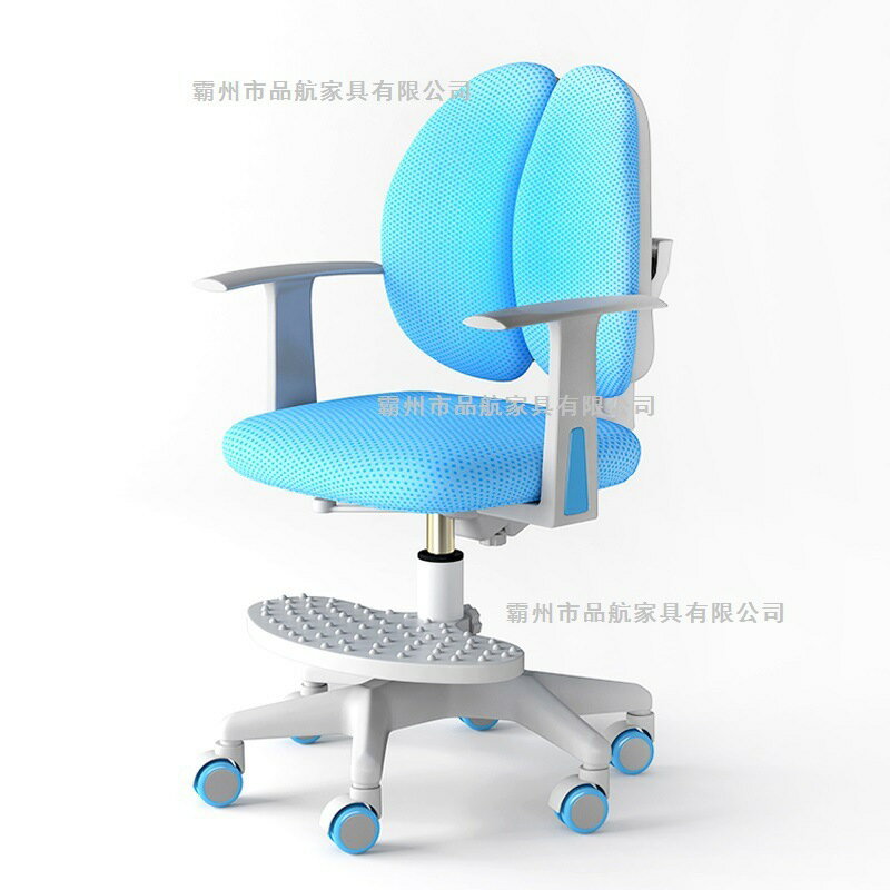 家用兒童學習椅矯正坐姿椅 可升降寫字椅 學生書房滑輪旋轉椅 人體工學椅 書桌椅 成長學習椅 兒童電腦椅 課桌椅 3