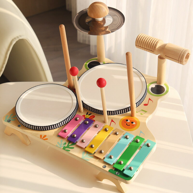 兒童多功能架子鼓玩具8音琴啟蒙爵士鼓樂器寶寶打鼓2-5歲禮物