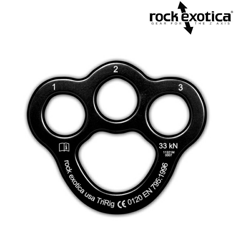 Rock Exotica TriRig 三孔分力盤/分力板/拖吊/救難/工程 RP1-B