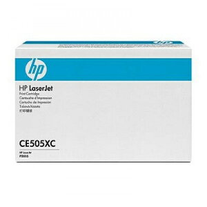 HP 黑色高容量原廠碳粉匣(白盒) / 個 CE505XC 05X