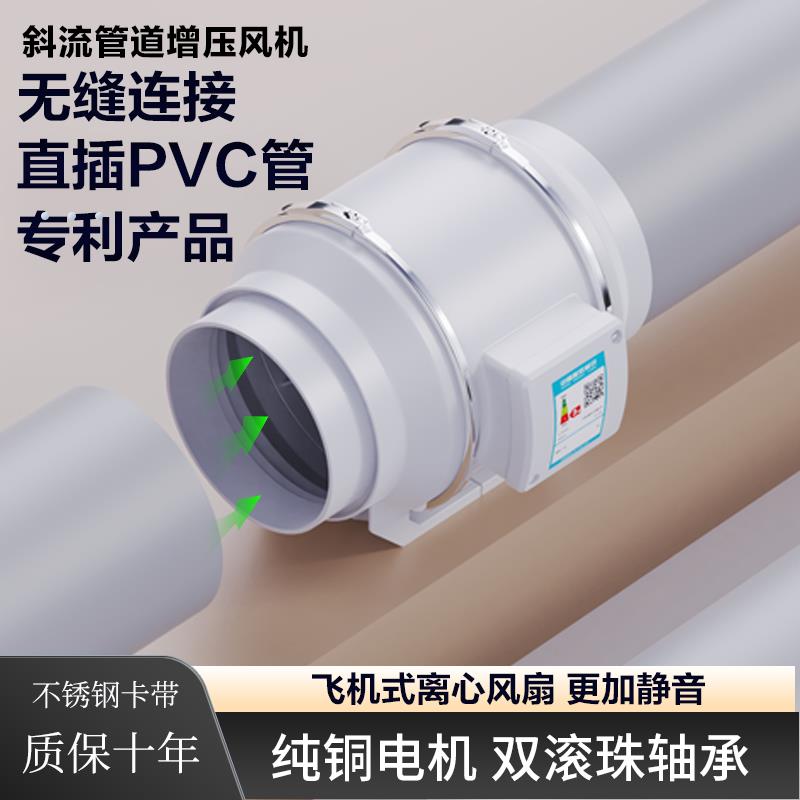 {公司貨 最低價}圓形管道風機房間換氣扇衛生間排風扇地下室送風機3寸4寸6寸8寸