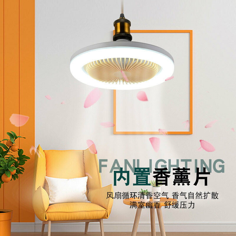led風扇燈e27螺口吊扇燈家用廚房天花板遙控燈扇高亮節能護眼燈泡 幸福驛站