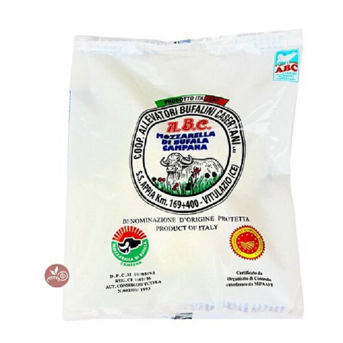 義大利ABC水牛新鮮乳酪 MOZZARELLA BUFFALA ABC 150g/包 (預購)
