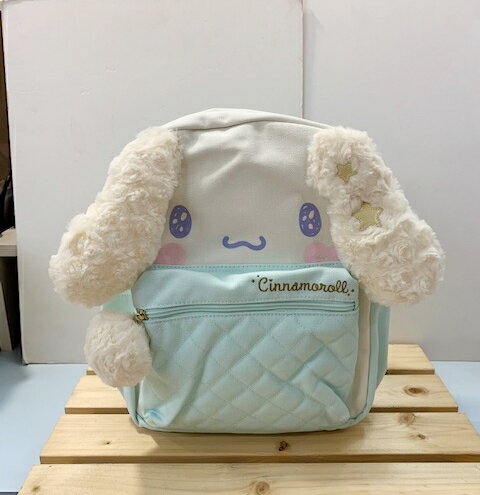 【震撼精品百貨】大耳狗 Cinnamoroll Sanrio 大耳狗後揹包-立體毛耳朵#67864 震撼日式精品百貨