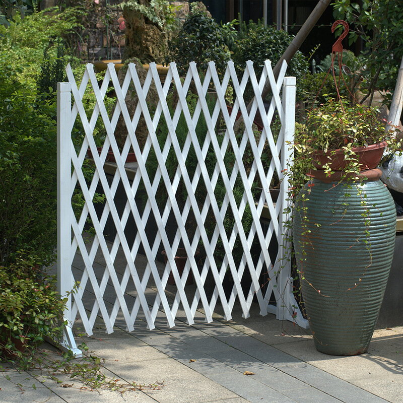防腐木碳化實木柵欄護欄圍欄籬笆室內戶外裝飾伸縮隔斷寵物木欄柵