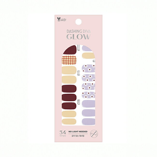 Dashing Diva Glow薄型凝膠美甲貼-自我風格