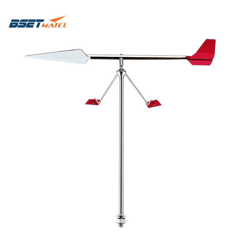 BSET MATEL 304不銹鋼風向儀 反光風向標風向指示器 戶外游艇帆船