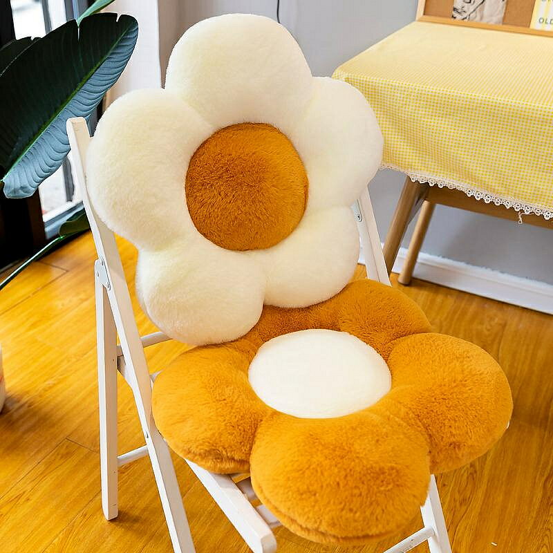 花朵坐墊臥室地上ins宿舍太陽花墊子椅墊可愛屁股墊座墊床上（45cm以上的商品麻煩客人選擇宅配哦，謝謝）