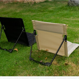 美麗大街【112101804】 戶外露營靠背坐墊椅便攜式折疊椅帳篷休閒椅陽台公園草坪野餐椅