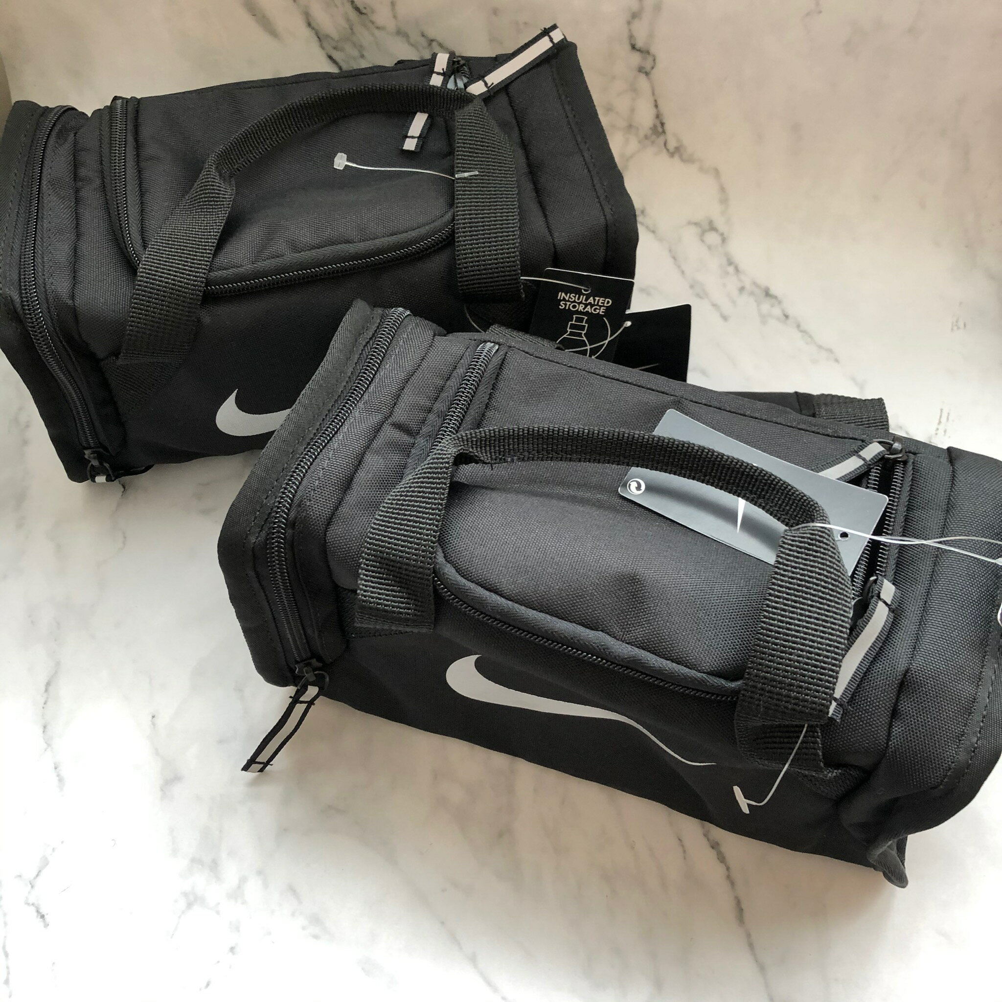 美國百分百【全新真品】 NIKE 旅行袋 手提包 肩背包 防潑水 迷你版旅行袋 迷你提袋 水瓶袋 手提袋 AQ75