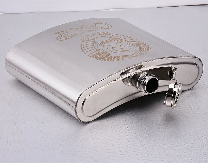 32盎司加厚酒壺不銹鋼烈酒水壺大容量隨身戶外便攜酒瓶帶皮套 3