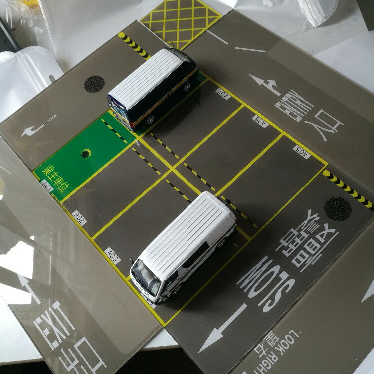 停車場 地板 場景模型 MAGNETICITY 拼裝 亞克力板 比例1:43 印刷