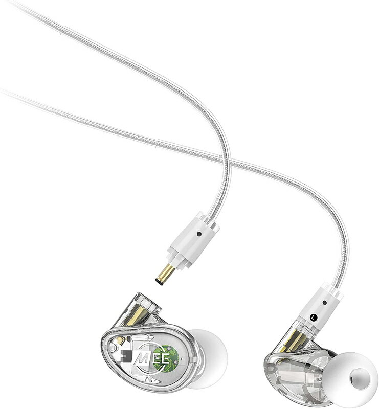 [9美國直購] 耳機 MEE Professional MX3 PRO Customizable Noise-Isolating Universal-Fit Modular Musician’s in-Ear Monitors (Clear)