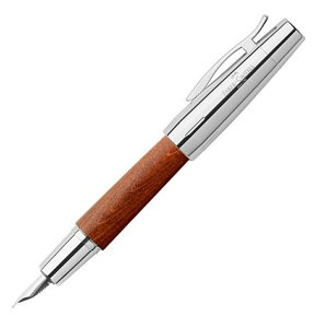 Faber-Castell E-MOTION系列高雅梨木褐色鋼筆*加贈筆套