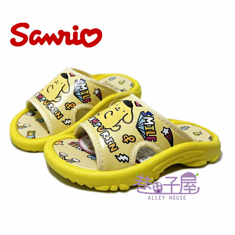 Sanrio三麗鷗 布丁狗 童款造型休閒拖鞋 [822514] 黃 MIT台灣製造【巷子屋】