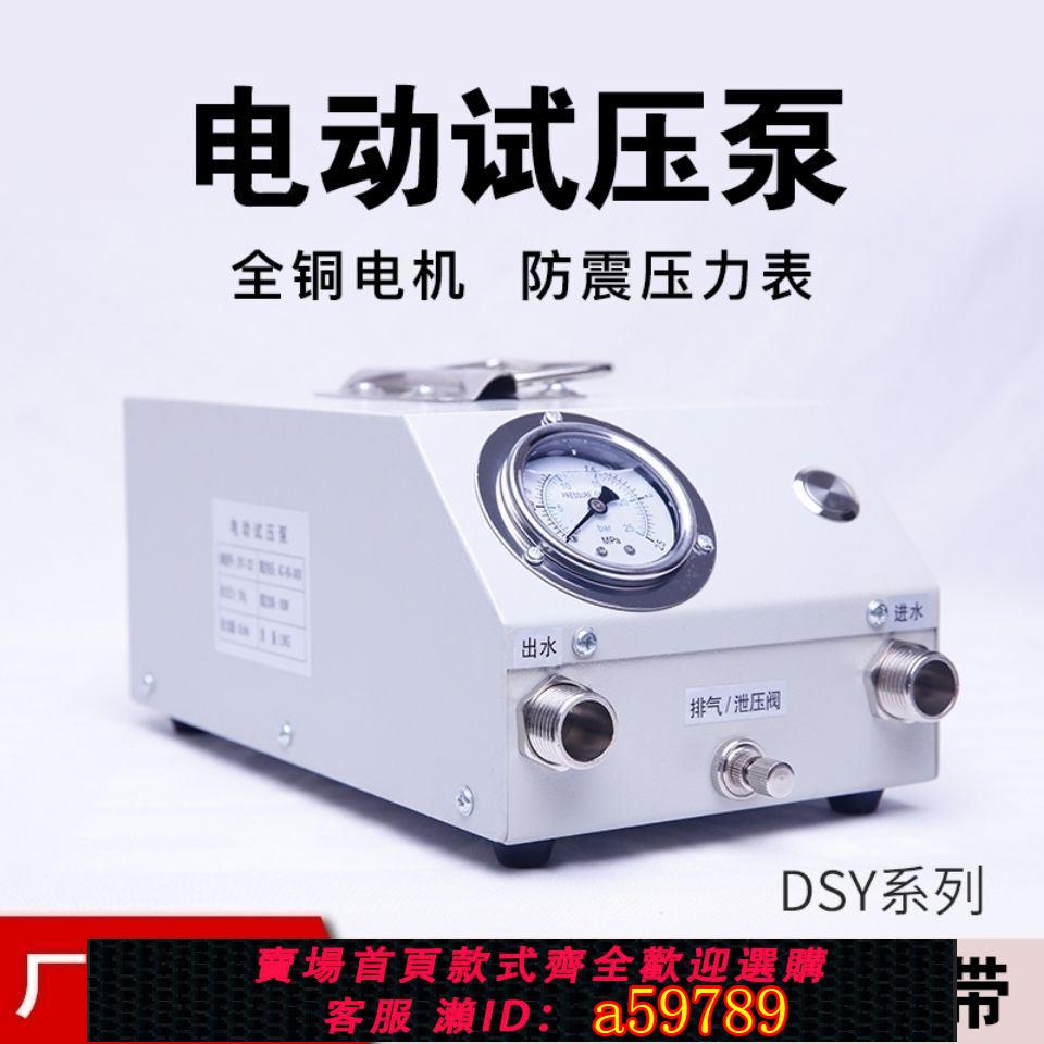 【臺灣公司 可打統編】打壓泵手提式手動電動試壓泵PPR水管打壓機測壓機地暖泵測漏水用