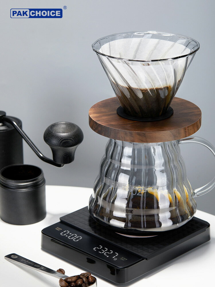 手沖咖啡秤電子秤稱重計時器量電子磅咖啡稱量咖啡器具專用溫度計