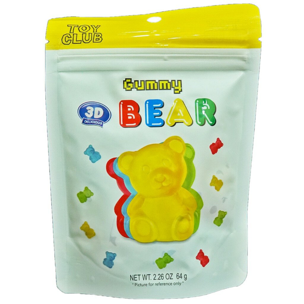 3D小熊造型軟糖