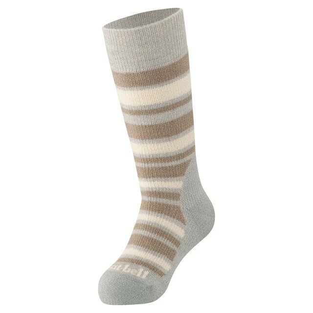 ├登山樂┤日本 mont-bell wic. trekking socks kids 兒童襪 # 1118705LTGY 淺灰