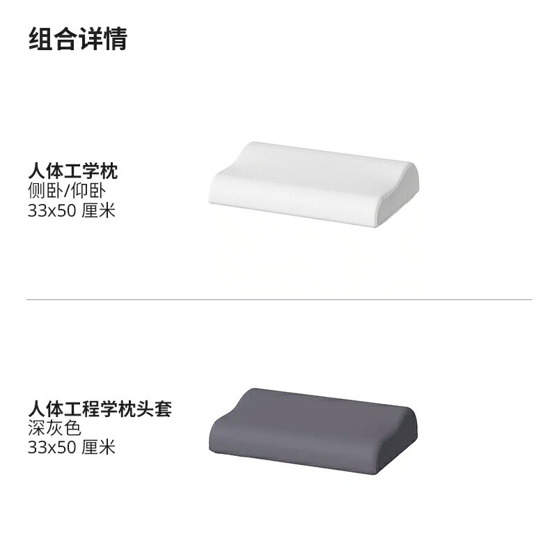 睡眠枕 頸椎枕頭 記憶枕 人體工學枕記憶海綿枕護頸椎助睡眠『ZW5881』