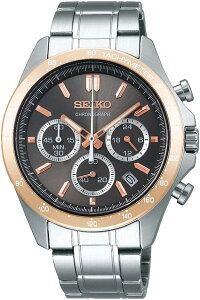 (免運) 日本公司貨 SEIKO 精工 SPIRIT系列 三眼計時腕錶 SBTR026 不鏽鋼錶殼 10氣壓防水 石英錶 玫瑰金 禮物