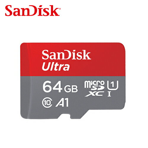 【SanDisk】Ultra microSDXC UHS-I (A1)64GB記憶卡【三井3C】