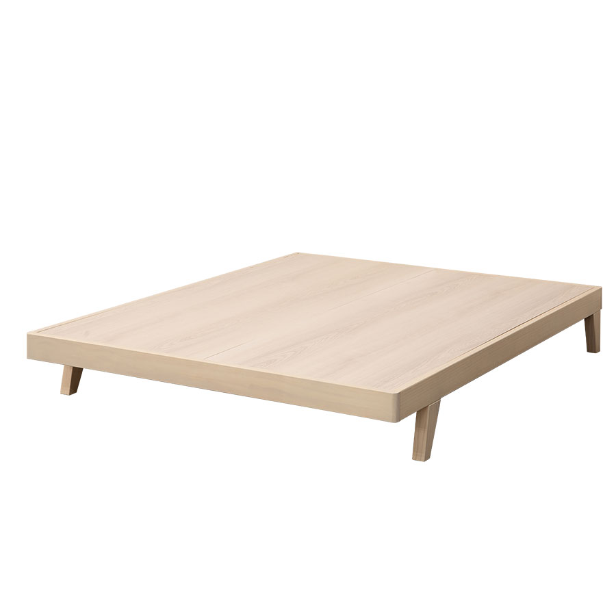 147艾森實木床底-6x7尺(灰白色) 實木製造、低甲醛、雙人特大、雙人床架、king size【myhome8居家無限】★APP下單享點數4% 3