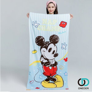 【ONEDER旺達】Disney 迪士尼 米奇大浴巾 MK-DC003