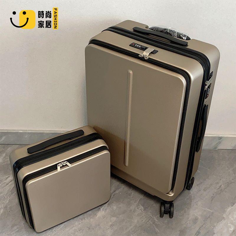 免運 行李箱 拉杆箱 旅行箱 密碼箱 商務前置開口電腦行李箱女小型20寸密碼箱登機旅行箱拉桿箱24寸男特惠/店長優選 全館折扣 售後保障 工廠現貨 開立發票 s5329