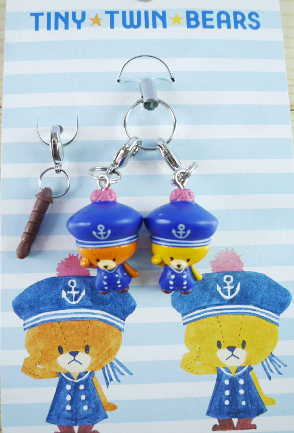 【震撼精品百貨】The bears school 上學熊 防塵塞-2隻熊 震撼日式精品百貨