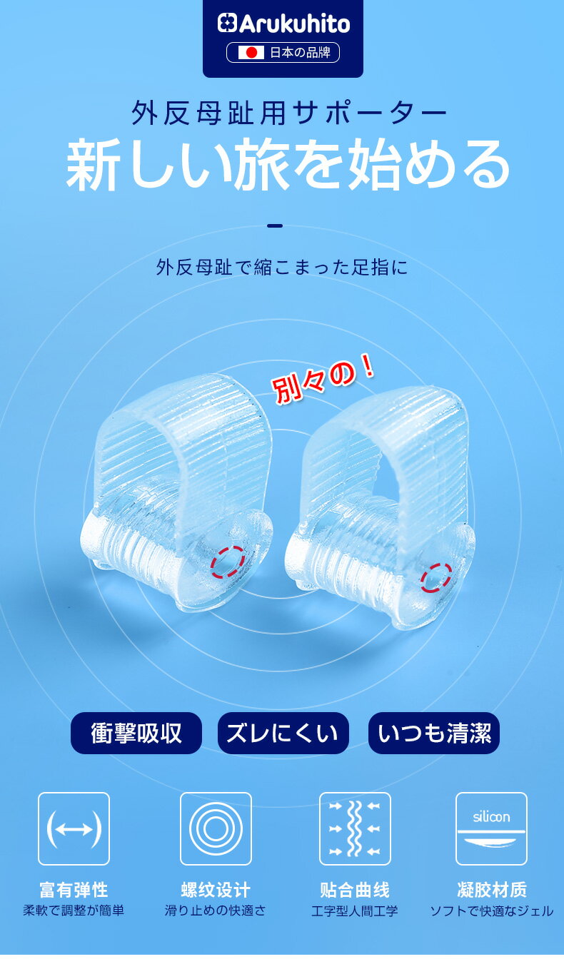 【可開發票】一對裝 拇指外翻矯正器 還妳漂亮美腳 日夜使用方便 可穿鞋 1