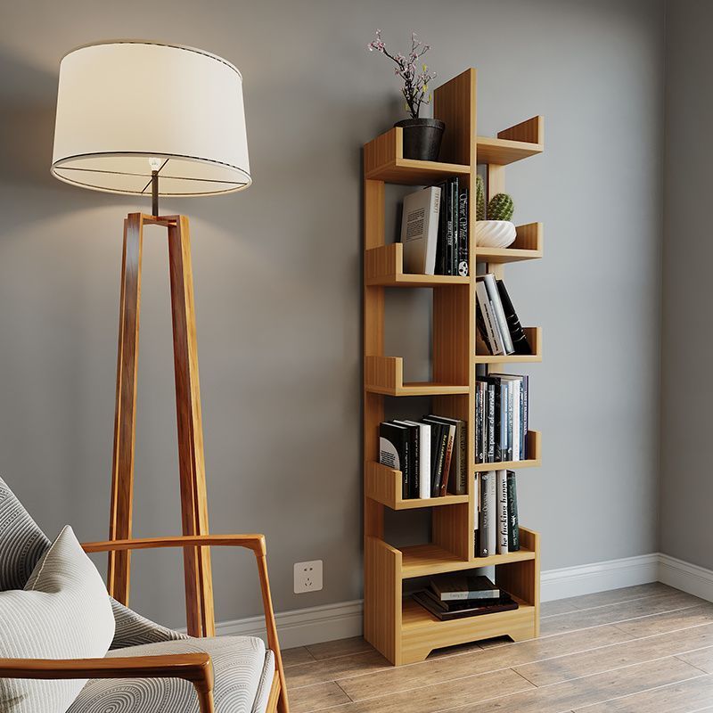 【限時優惠】書架簡易簡約靠墻落地多層置物架學生小型書柜臥室家用收納客廳