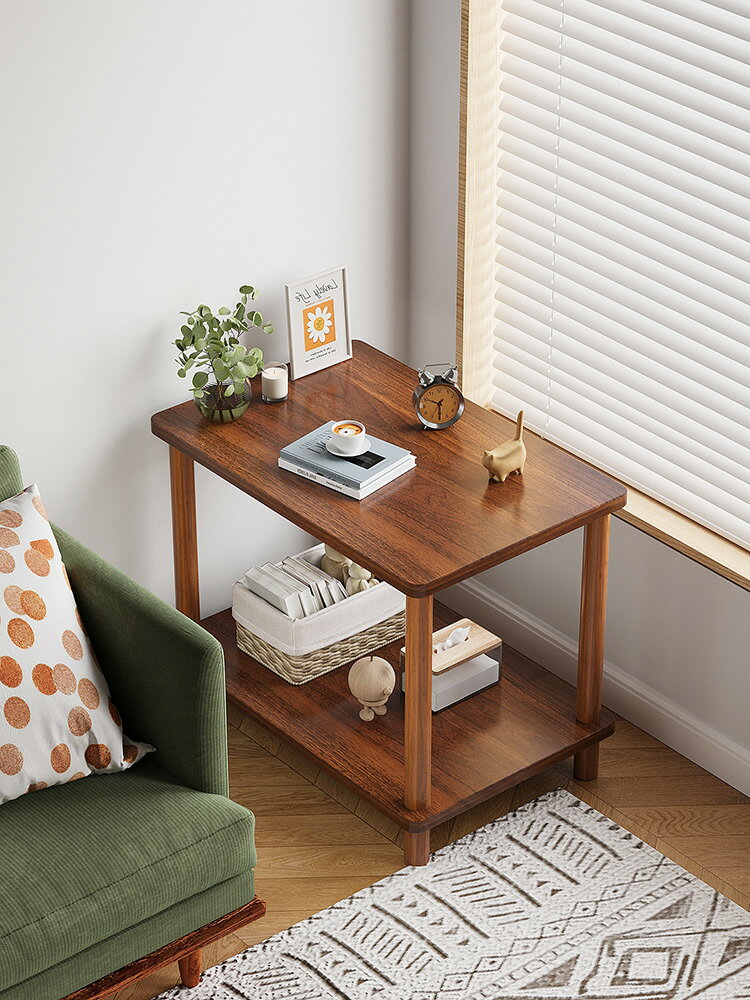 沙發邊幾網紅小茶幾家用可移動方桌客廳簡易小桌子臥室床頭置物架