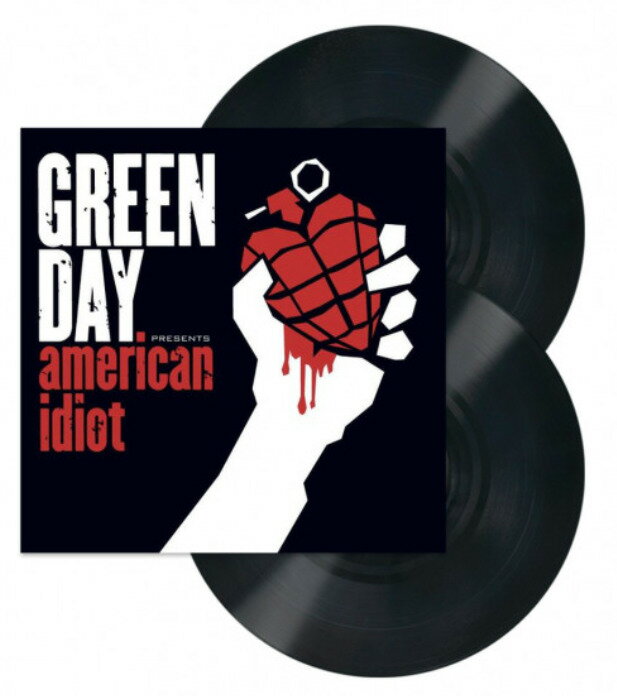 【全新正版】綠日樂隊 GREEN DAY AMERICAN IDIOT黑膠唱片2LP