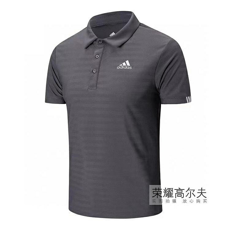 快乾免燙高爾夫Polo男裝透氣運動短袖T恤球衣免燙Golf服裝男上衣