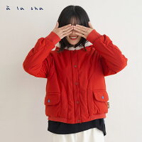 a la sha 尖尖帽短版鋪棉外套 a la sha 尖尖帽短版鋪棉外套