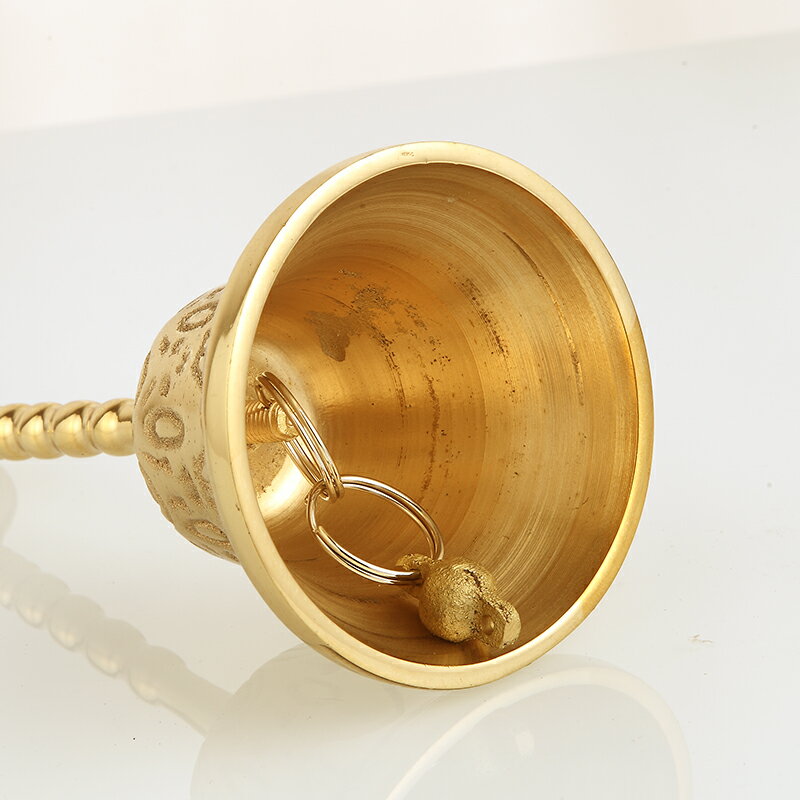 瑞象純銅金剛鈴法器金剛杵佛家佛教用品四方頭手搖鈴銅鈴鐺| 協貿國際