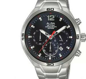 [COSCO代購4] W137148 Alba 不鏽鋼錶帶男錶 #VD53-X353B