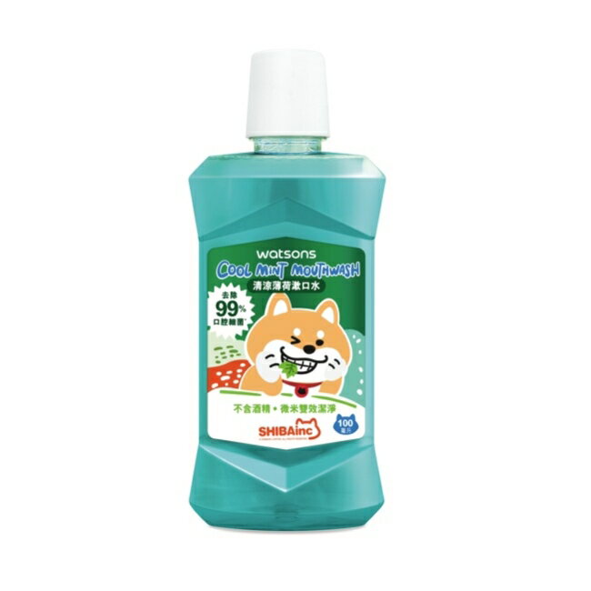 屈臣氏清涼薄荷漱口水100ml(柴犬工房2026)