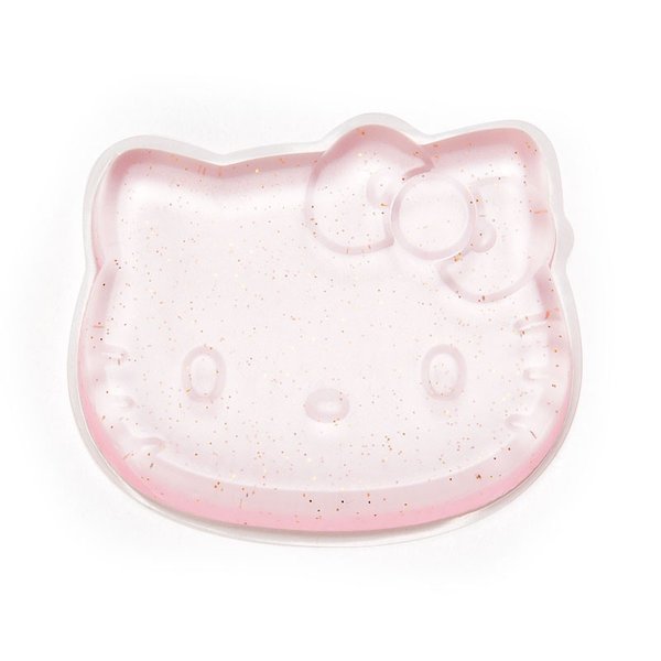 大賀屋 日貨 HELLO KITTY 粉撲 矽膠粉撲 不吸粉粉撲 補妝 化妝 海綿 化妝品 正版 J00017057
