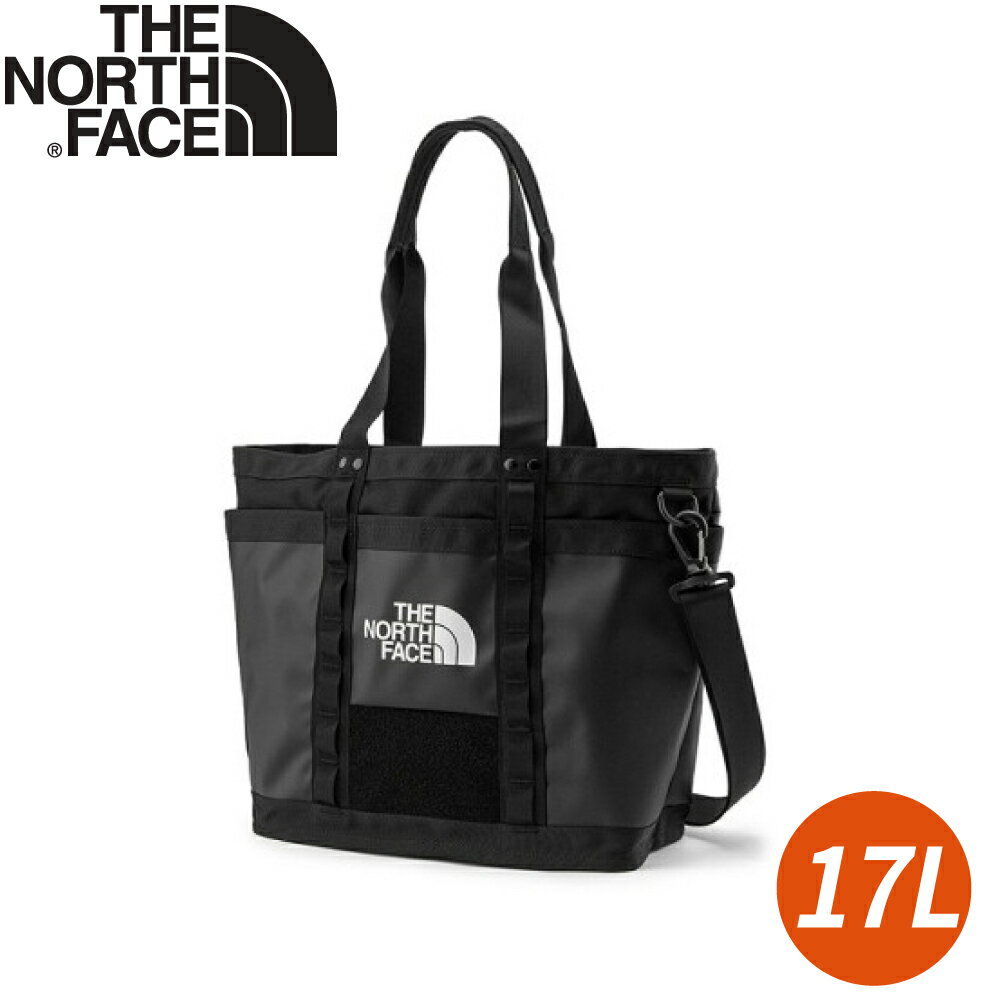 【The North Face 17L 背提包《黑》】3KZU/多功能休閒包/托特包/旅遊包/購物提袋/側肩包/肩背包