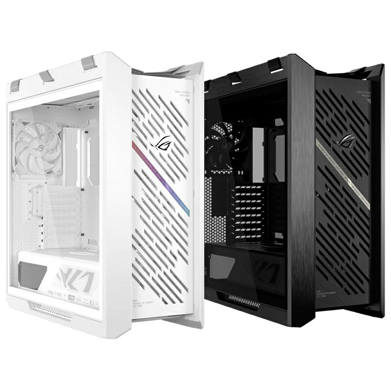 米特3C數位–ASUS 華碩 ROG Strix Helios II GX601S 太陽神中塔機箱 黑/潮競白